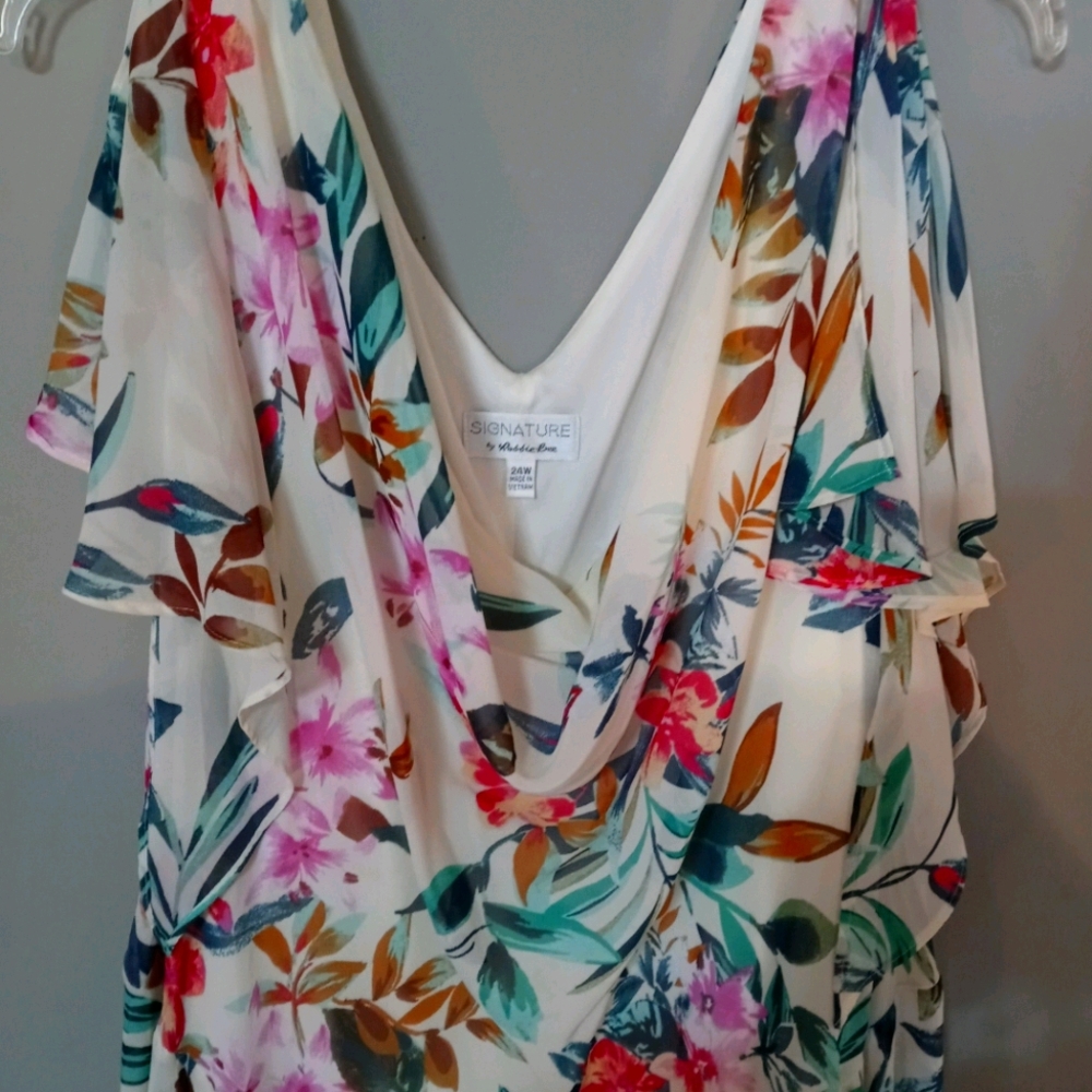 Flowy, Floral Dress
